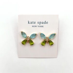 Kate Spade Crystal Butterfly Earrings